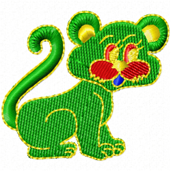 Dogs Embroidery Design 1